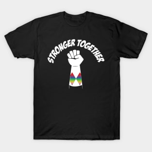 Rainbow Power Stronger Together T-Shirt